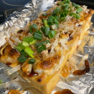 厚揚げで❣️簡単☆たこ焼き風